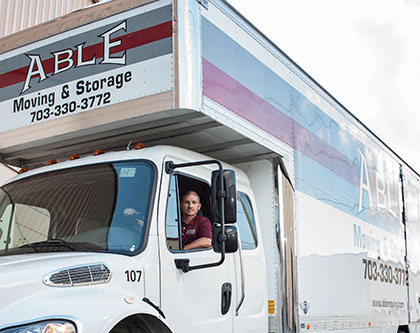 Able Moving & Storage driver